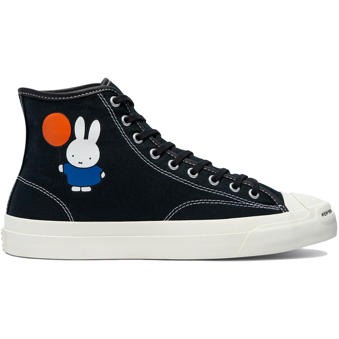 Converse CONS Jack Purcell Pro Mid POP Trading Company Miffy Black