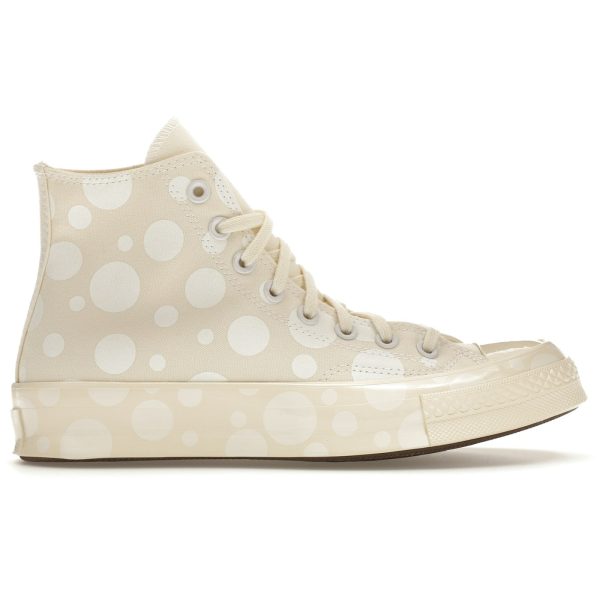 Converse Chuck Taylor All Star 70 Hi Polka Dots Egret White Egret (Womens)