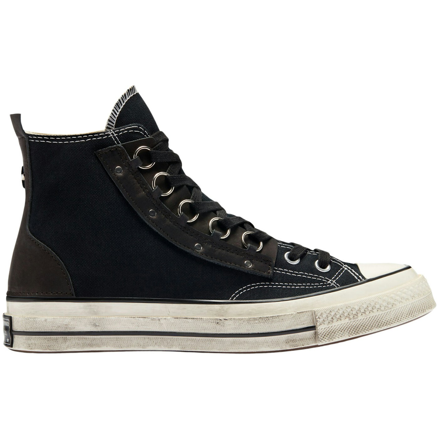 Converse Chuck Taylor All Star 70 Hi Punk Academia Black Metal Ring