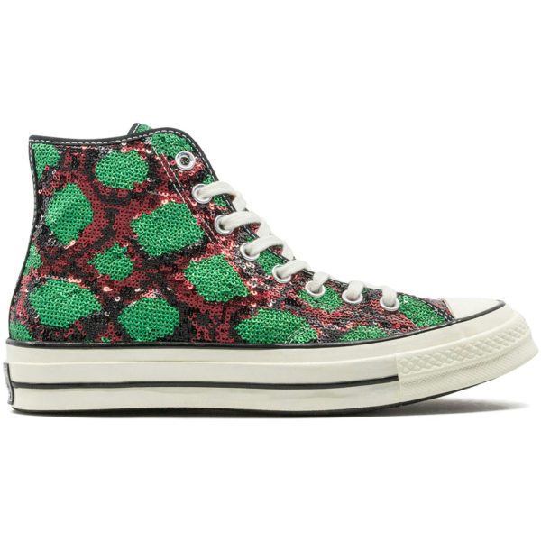 Converse Chuck Taylor All Star 70 Hi Snake Pattern Red Green