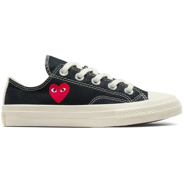 Converse Chuck Taylor All Star 70 Ox Comme des Garcons PLAY Single Heart Black (PS)