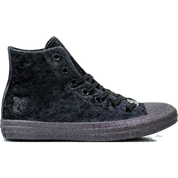 Converse Chuck Taylor All Star Hi Miley Cyrus Black Silver (Womens)