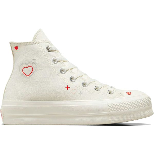 Converse Chuck Taylor All Star Lift Hi Y2K Heart Egret (Womens)