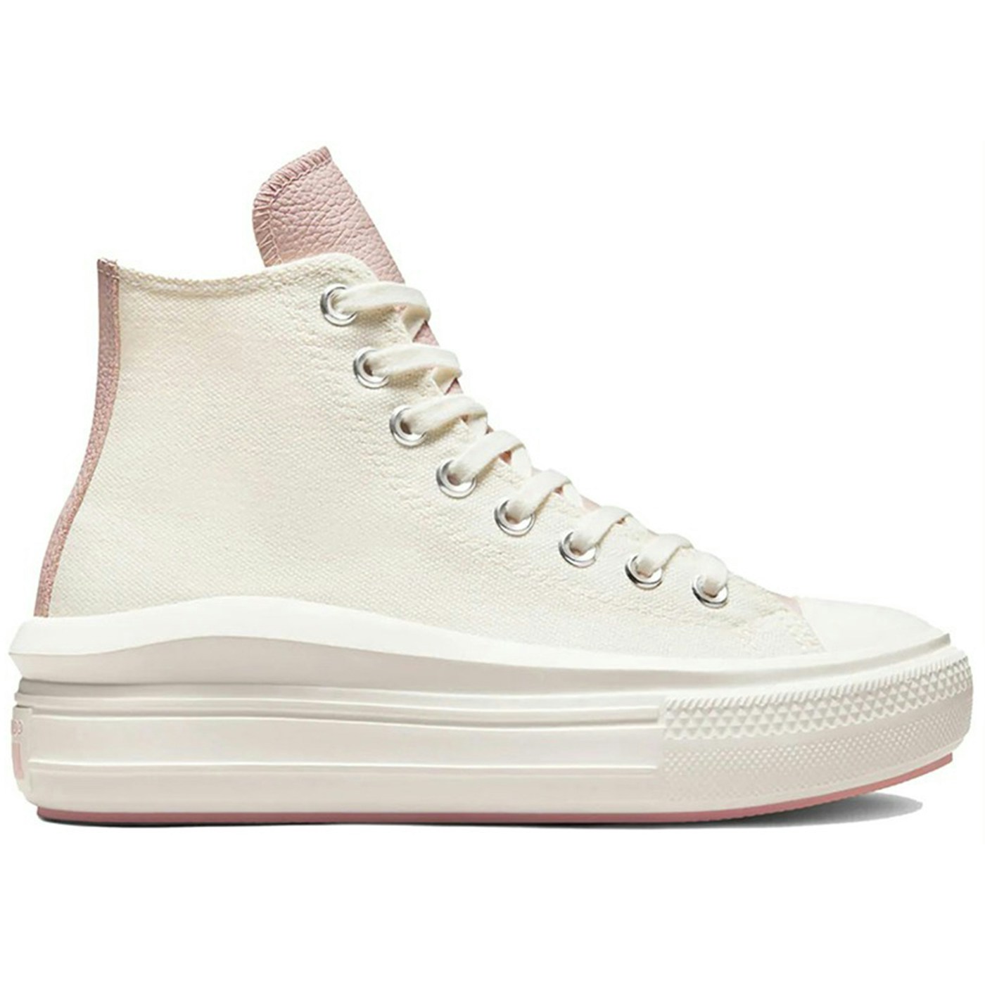 Converse Chuck Taylor All Star Move Platform Tonal Materials Egret Rust Pink (Womens) 3 Converse Chuck Taylor All Star Move Platform Tonal Materials Egret Rust Pink (Womens)