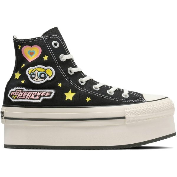 Converse Chuck Taylor All Star PLTS Hi The Powerpuff Girls Black