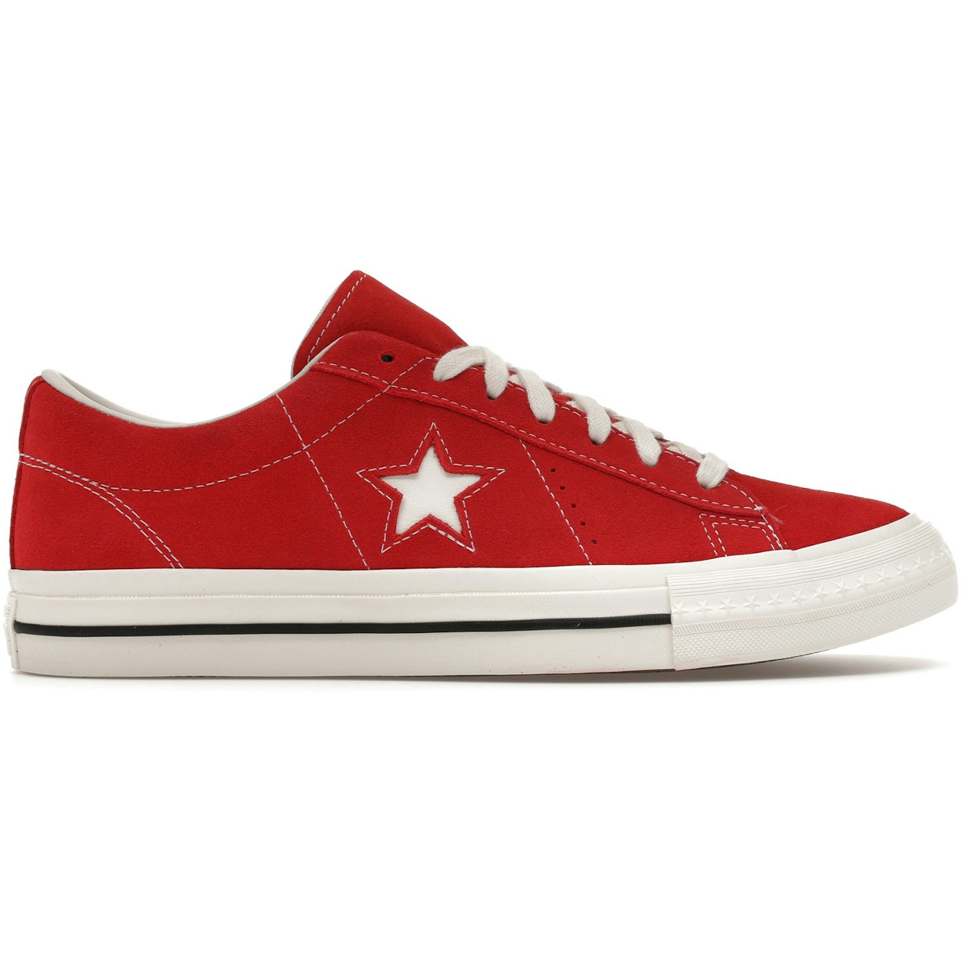 Converse One Star 95 Low Red Vintage White 3 Converse One Star 95 Low Red Vintage White