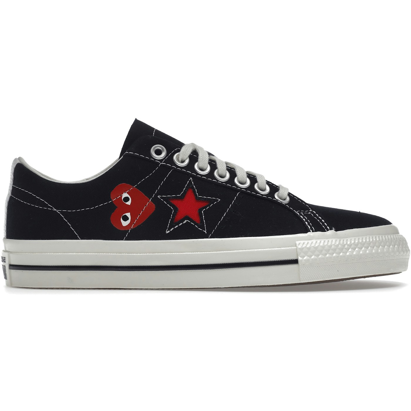 Converse One Star Ox Comme des Garcons PLAY Black