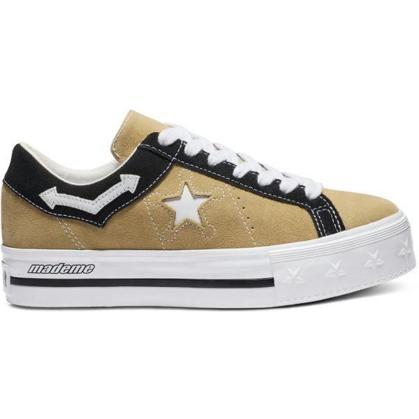 Converse One Star Platform Low MadeMe Brown (Womens)