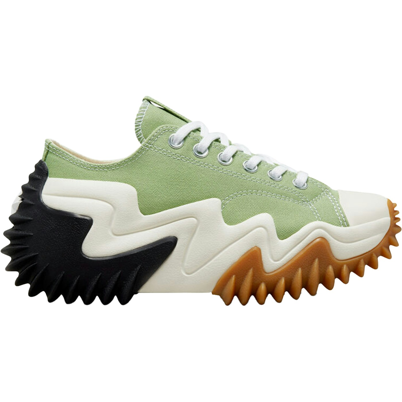 Converse Run Star Motion Platform Low Aloe Green Gum