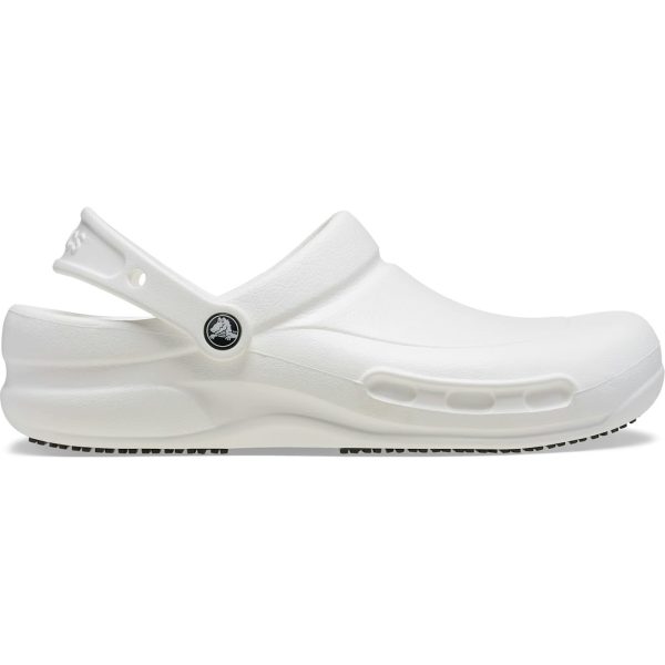 Crocs Bistro Slip Resistant Work Clog White