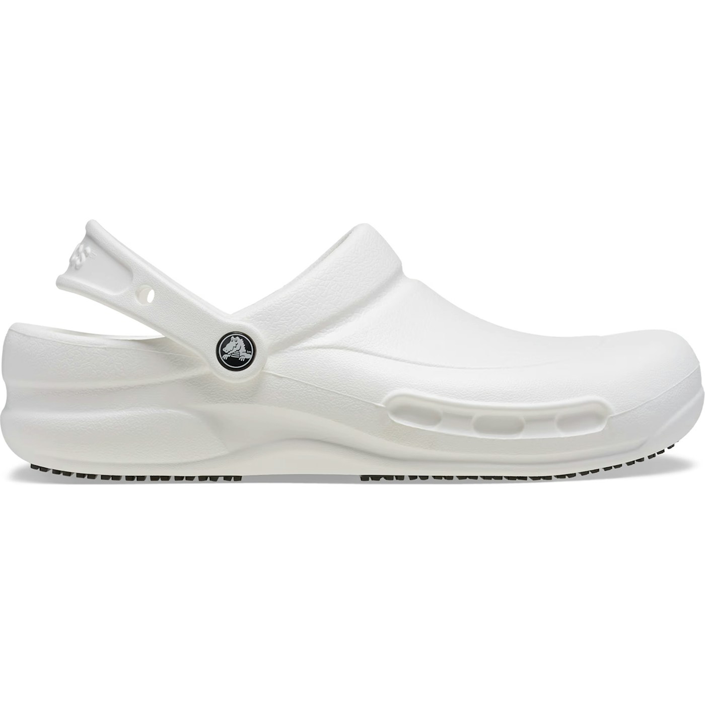 Crocs Bistro Slip Resistant Work Clog White 2 Crocs Bistro Slip Resistant Work Clog White