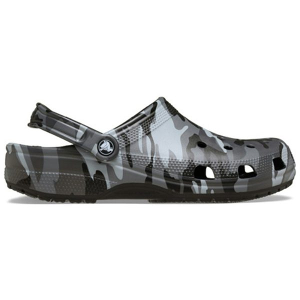 Crocs Classic Clog Camouflage Black Slate Grey