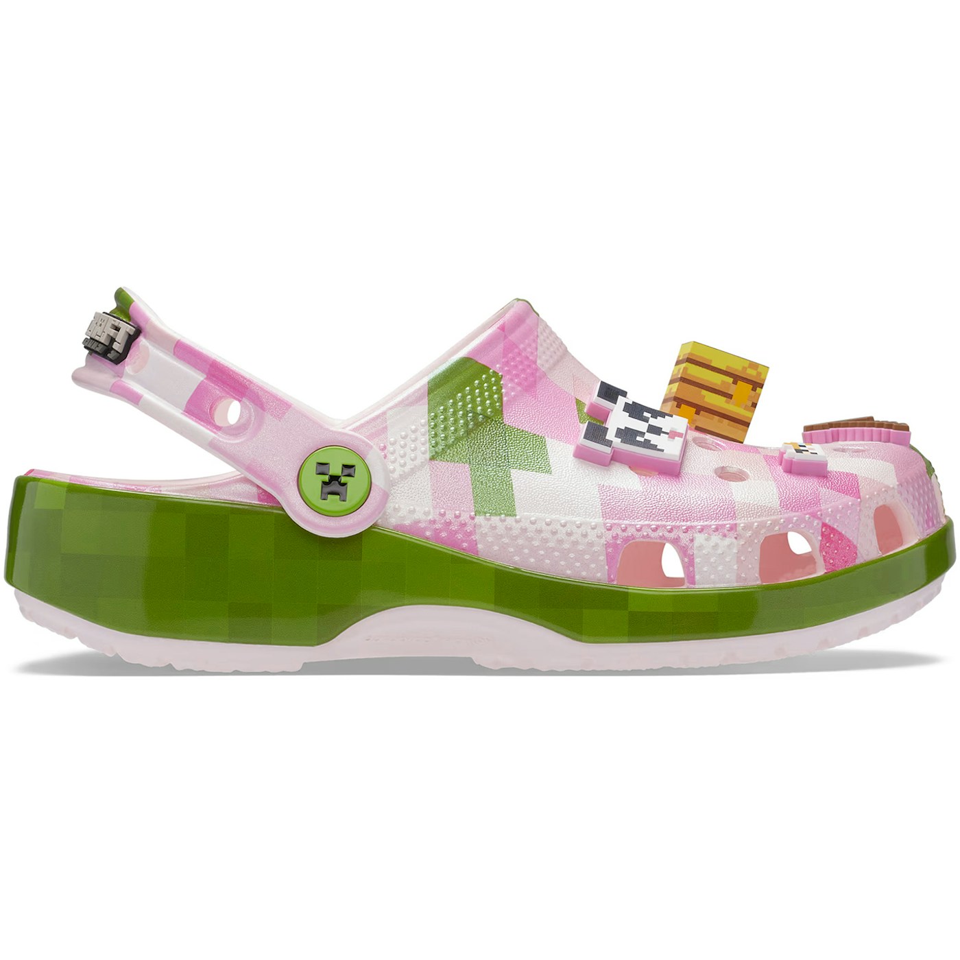 Crocs Classic Clog Minecraft Cherry Blossom (Kids) 2 Crocs Classic Clog Minecraft Cherry Blossom (Kids)