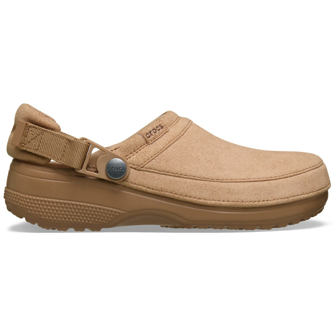 Crocs Classic Crafted Vegan Suede Clog Milk Chocolate 1 Crocs Classic Crafted Vegan Suede Clog Milk Chocolate