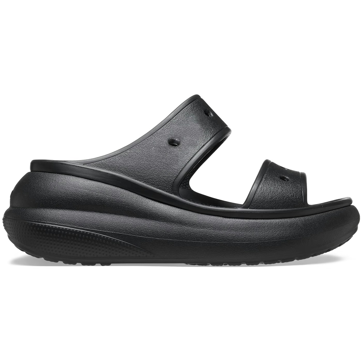 Crocs Classic Crush Sandal Black 1 Crocs Classic Crush Sandal Black