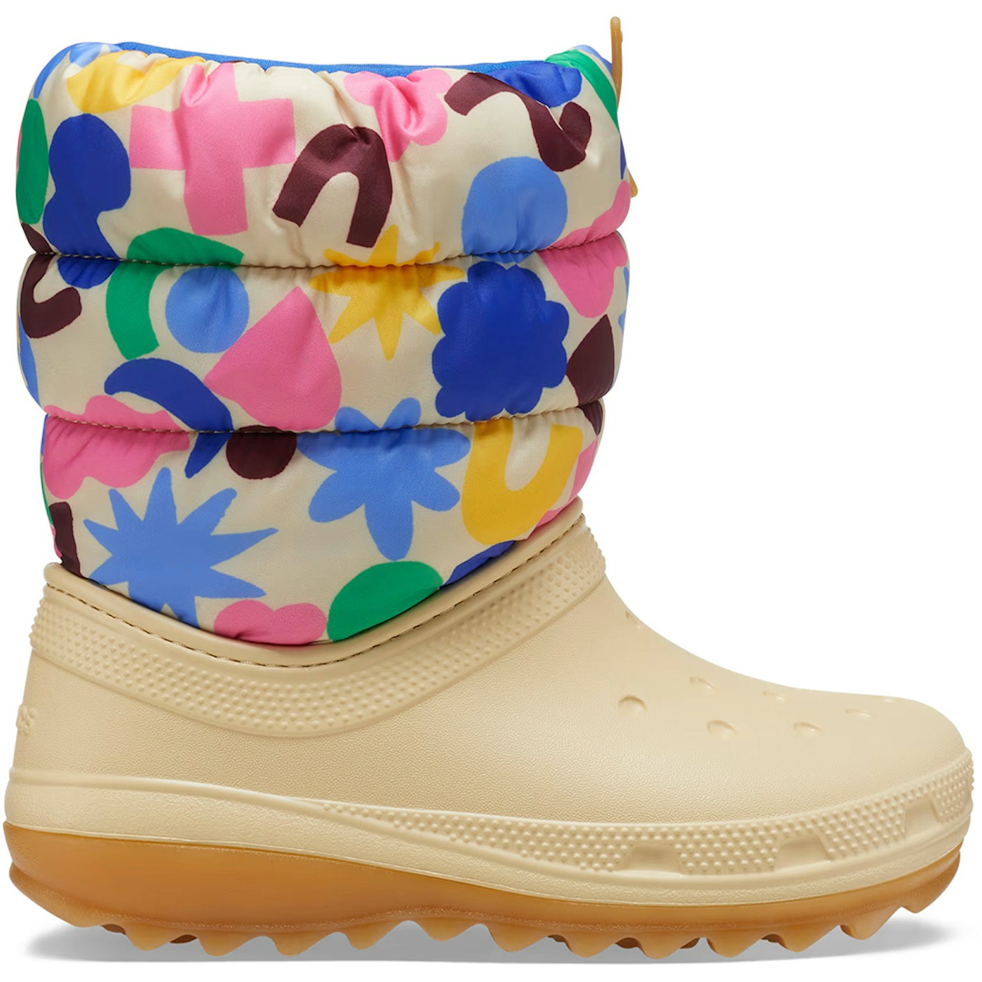 Crocs Classic Neo Puff Boot Shiitake Multi (Kids)