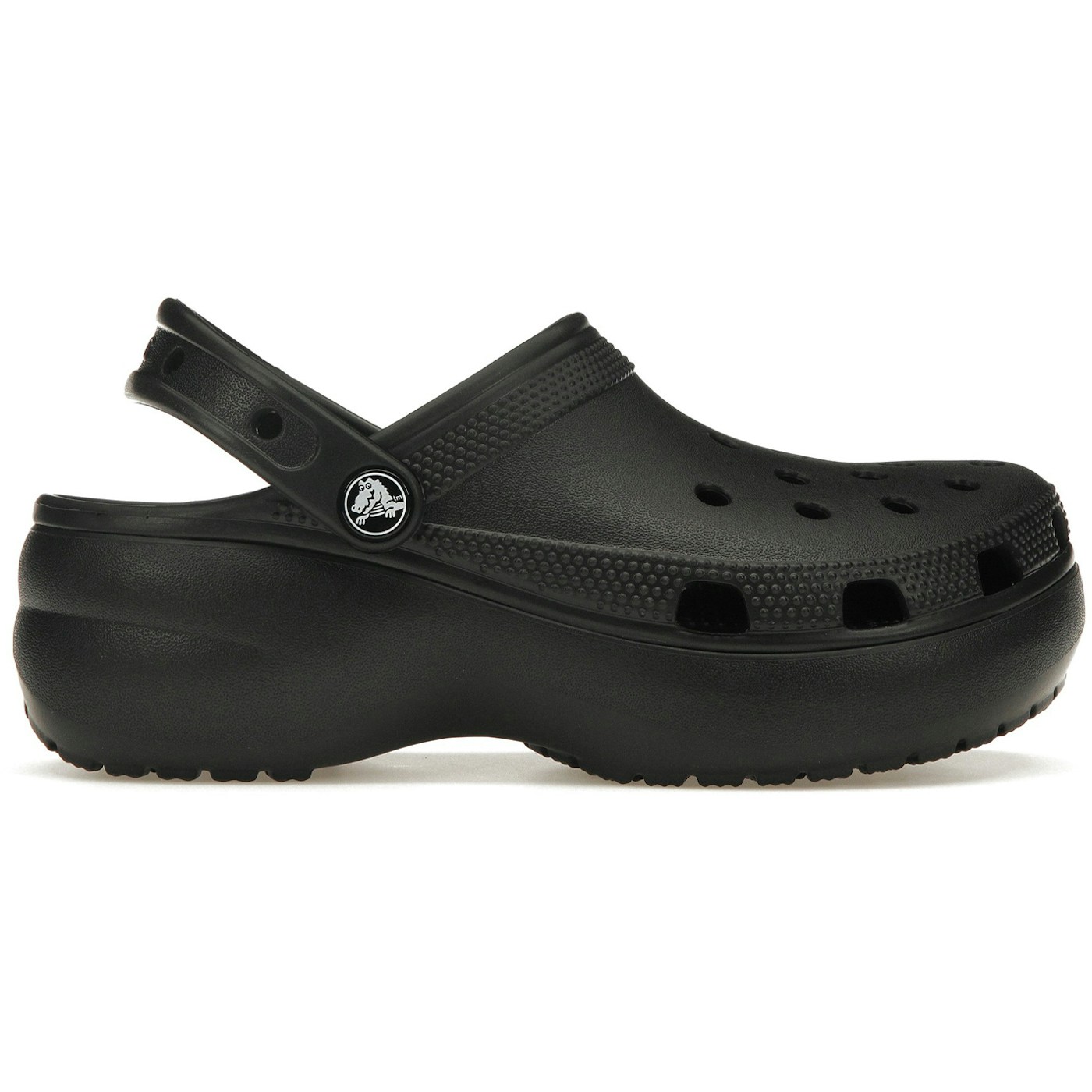 Crocs Classic Platform Clog Black (Womens)