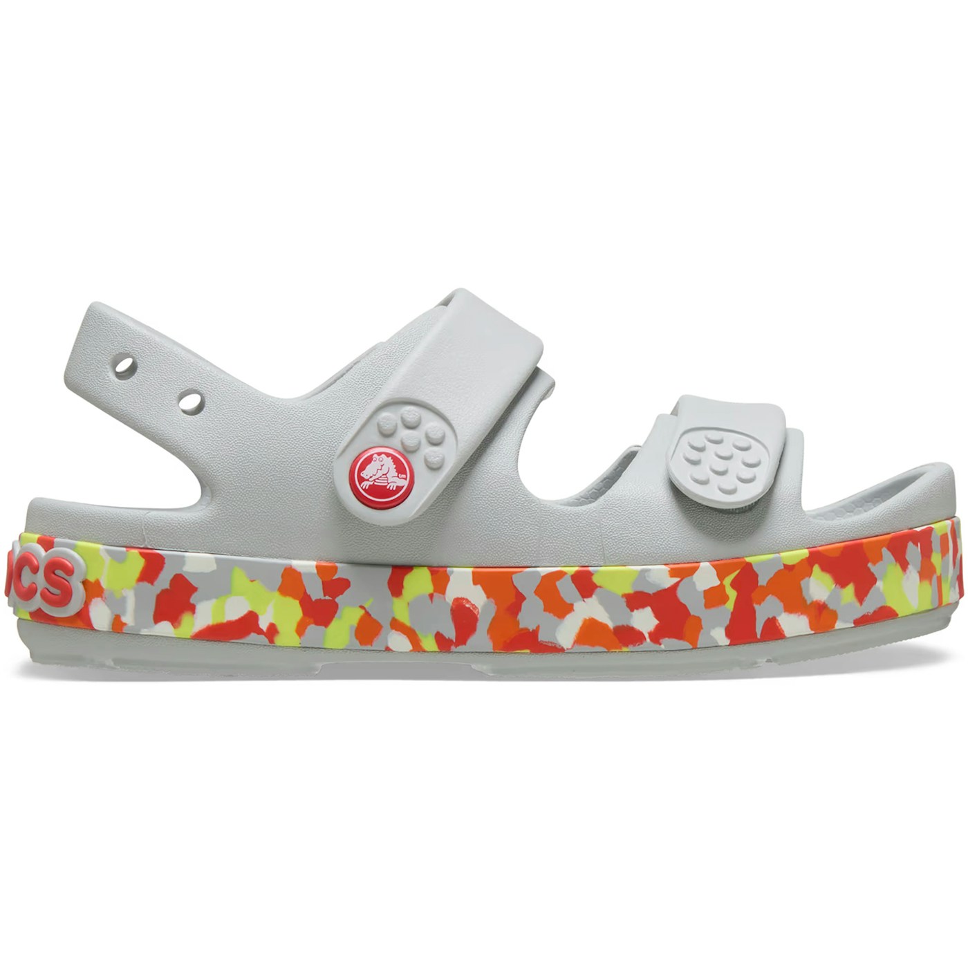 Crocs Crocband Cruiser Glow Confetti Band Sandal Atmosphere Flame (Kids) 3 Crocs Crocband Cruiser Glow Confetti Band Sandal Atmosphere Flame (Kids)