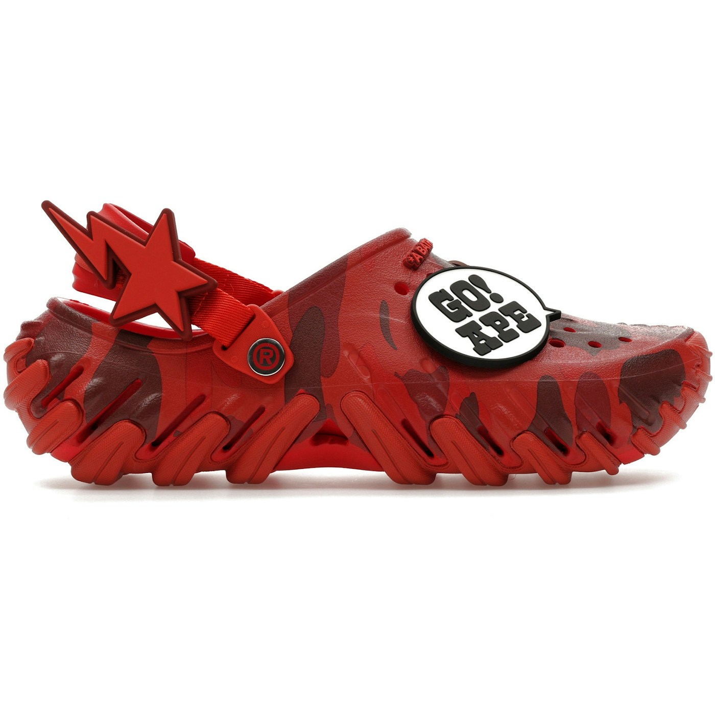 Crocs Echo RO Clog Bape Flame Camo 3 Crocs Echo RO Clog Bape Flame Camo