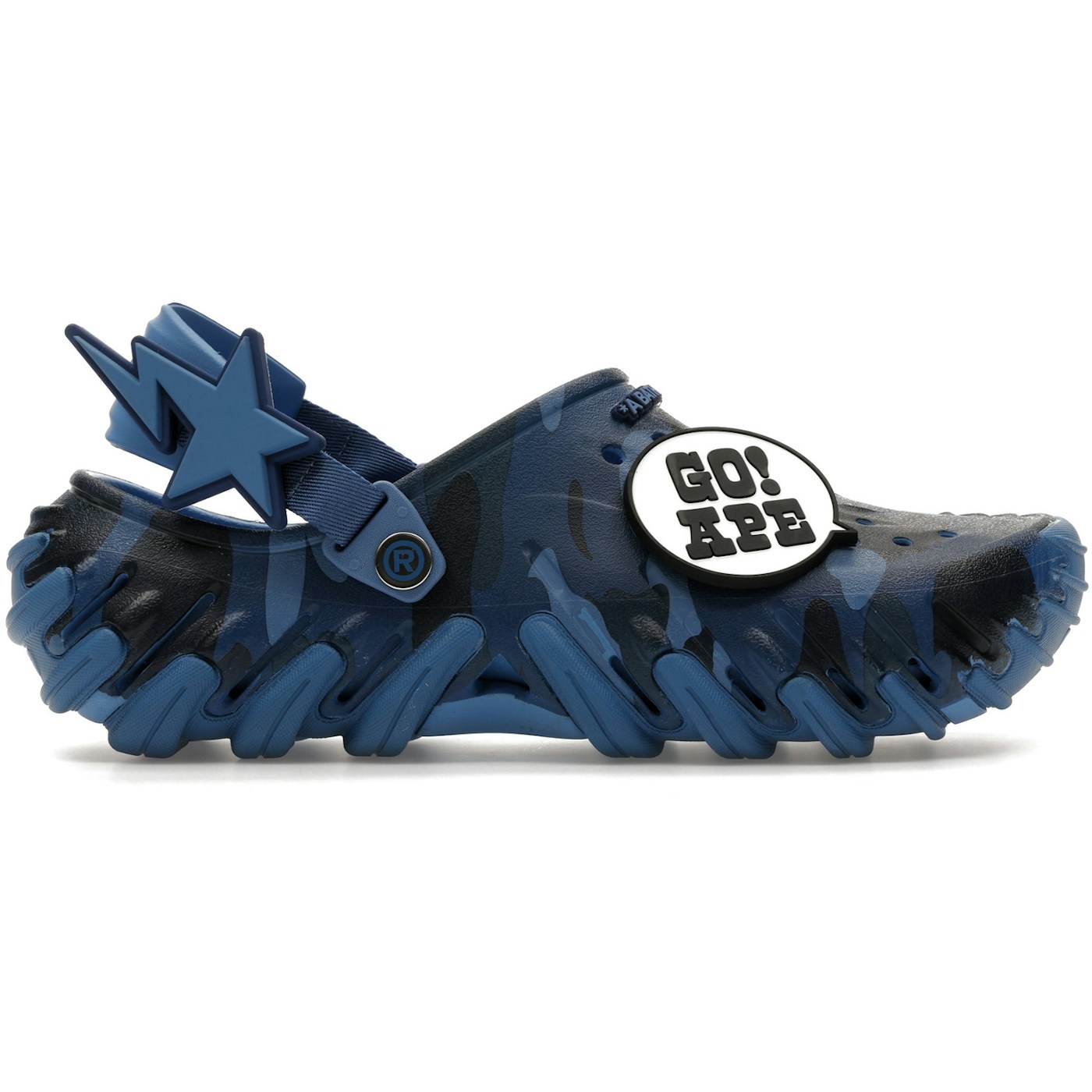 Crocs Echo RO Clog Bape Powder Blue Camo 2 Crocs Echo RO Clog Bape Powder Blue Camo
