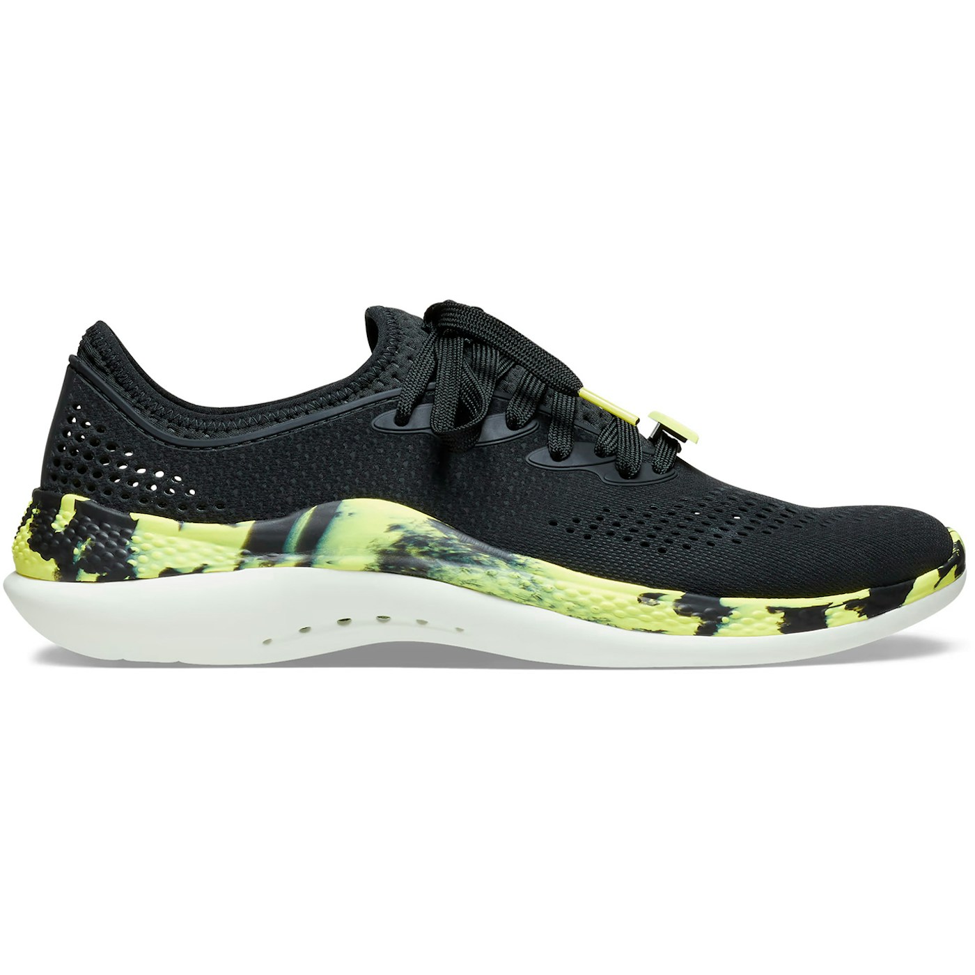 Crocs LiteRide 360 Marbled Pacer Black Citrus