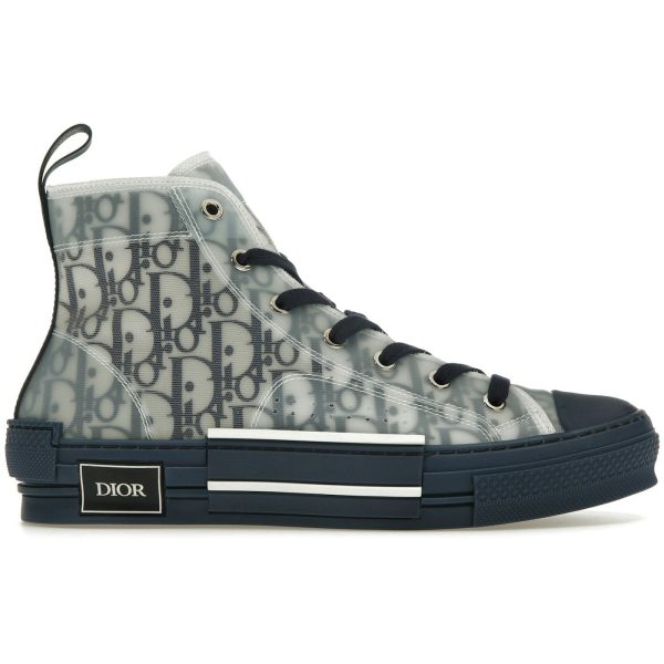 Dior B23 High Top Blue Oblique