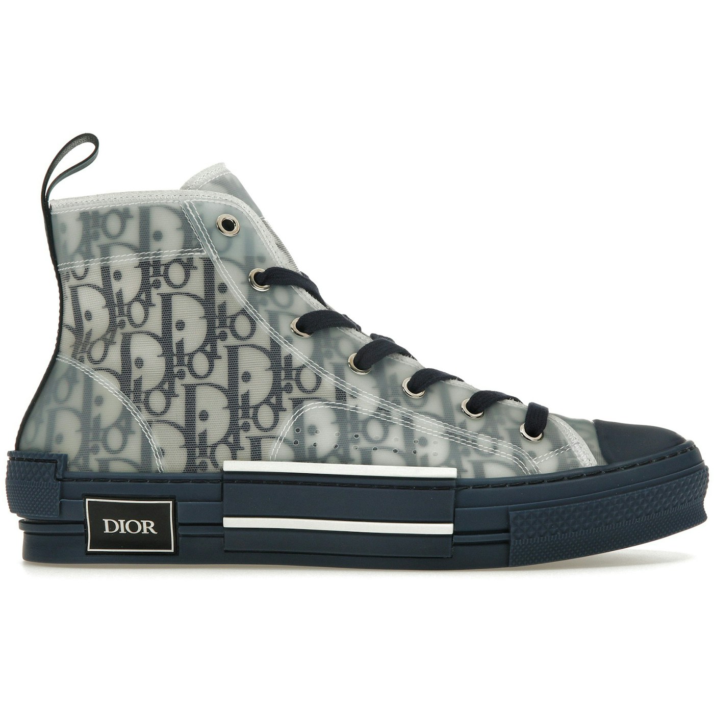 Dior B23 High Top Blue Oblique