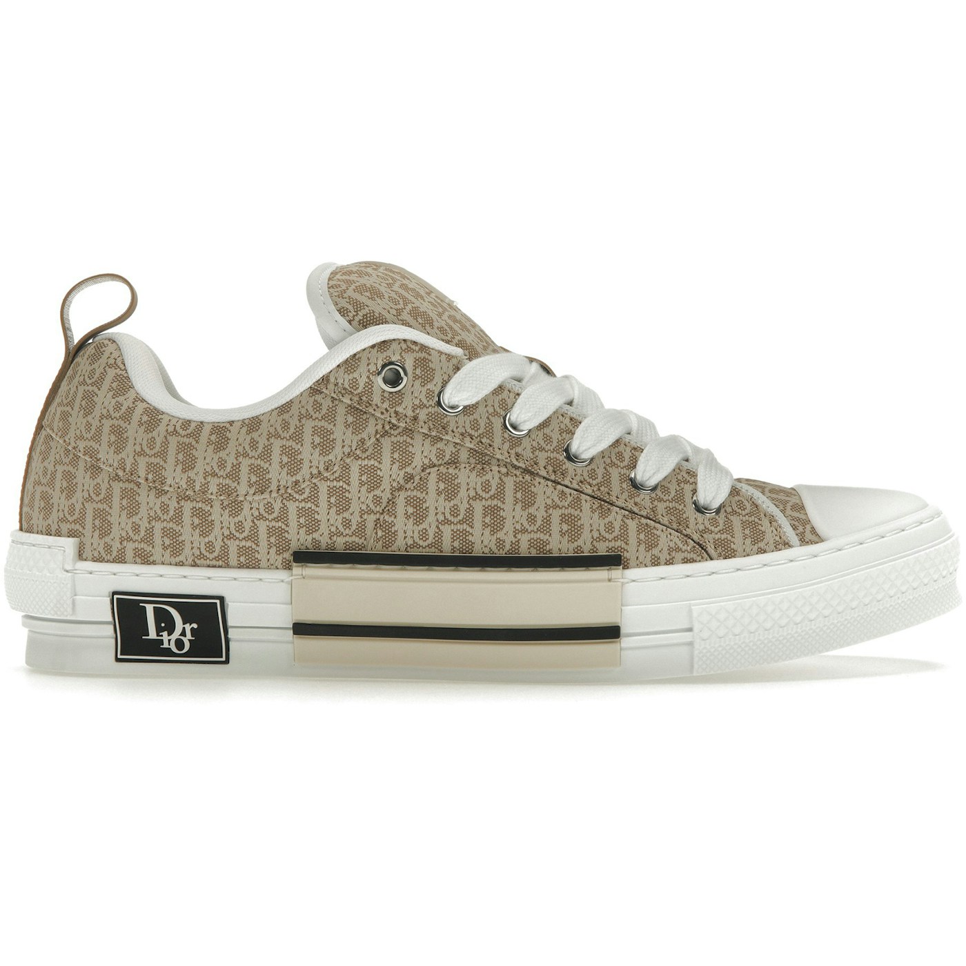 Dior B23 Skater Low Top Beige Dior Oblique Jacquard