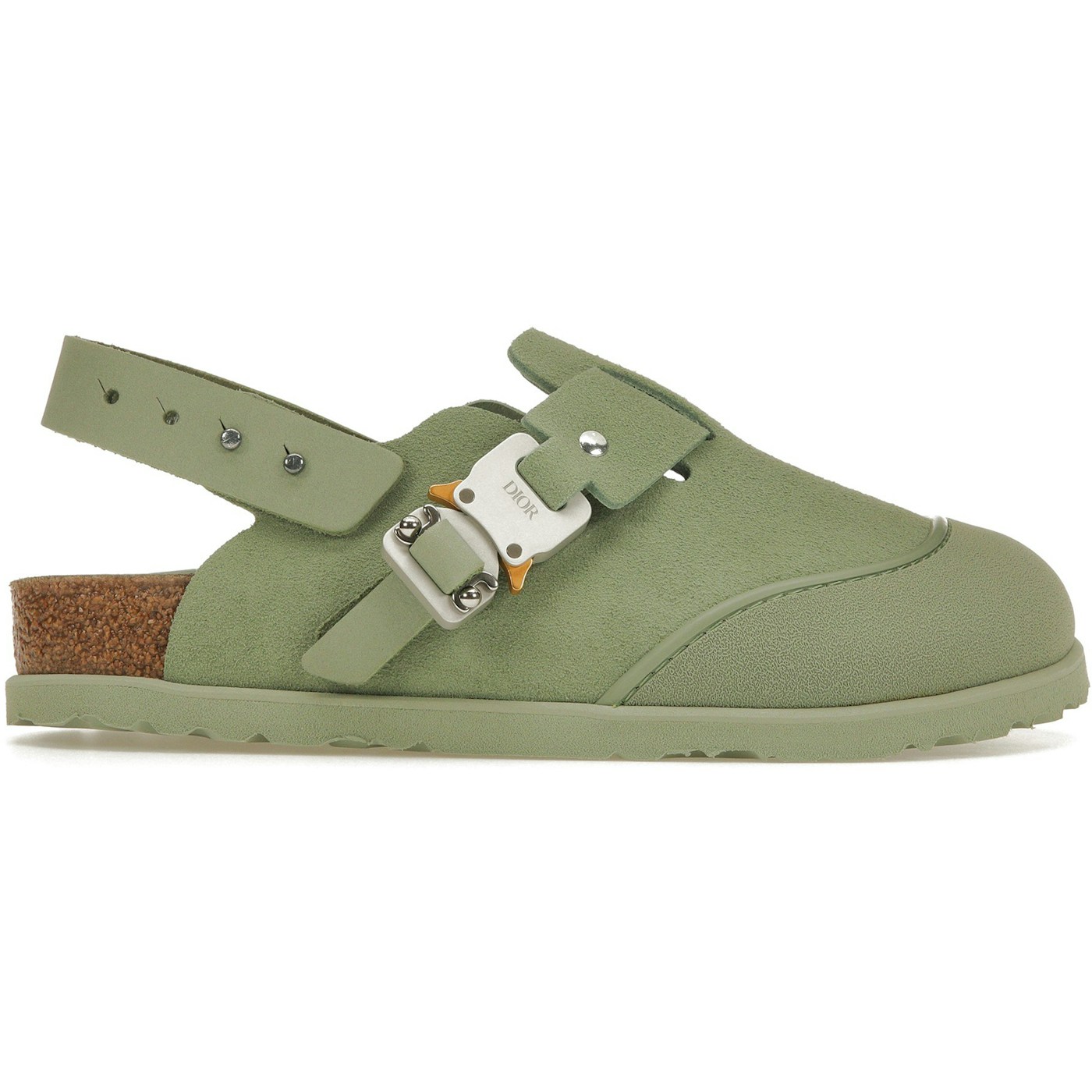 Dior by Birkenstock Mule Tokio Pastel Green Nubuck Calfskin 2 Dior by Birkenstock Mule Tokio Pastel Green Nubuck Calfskin