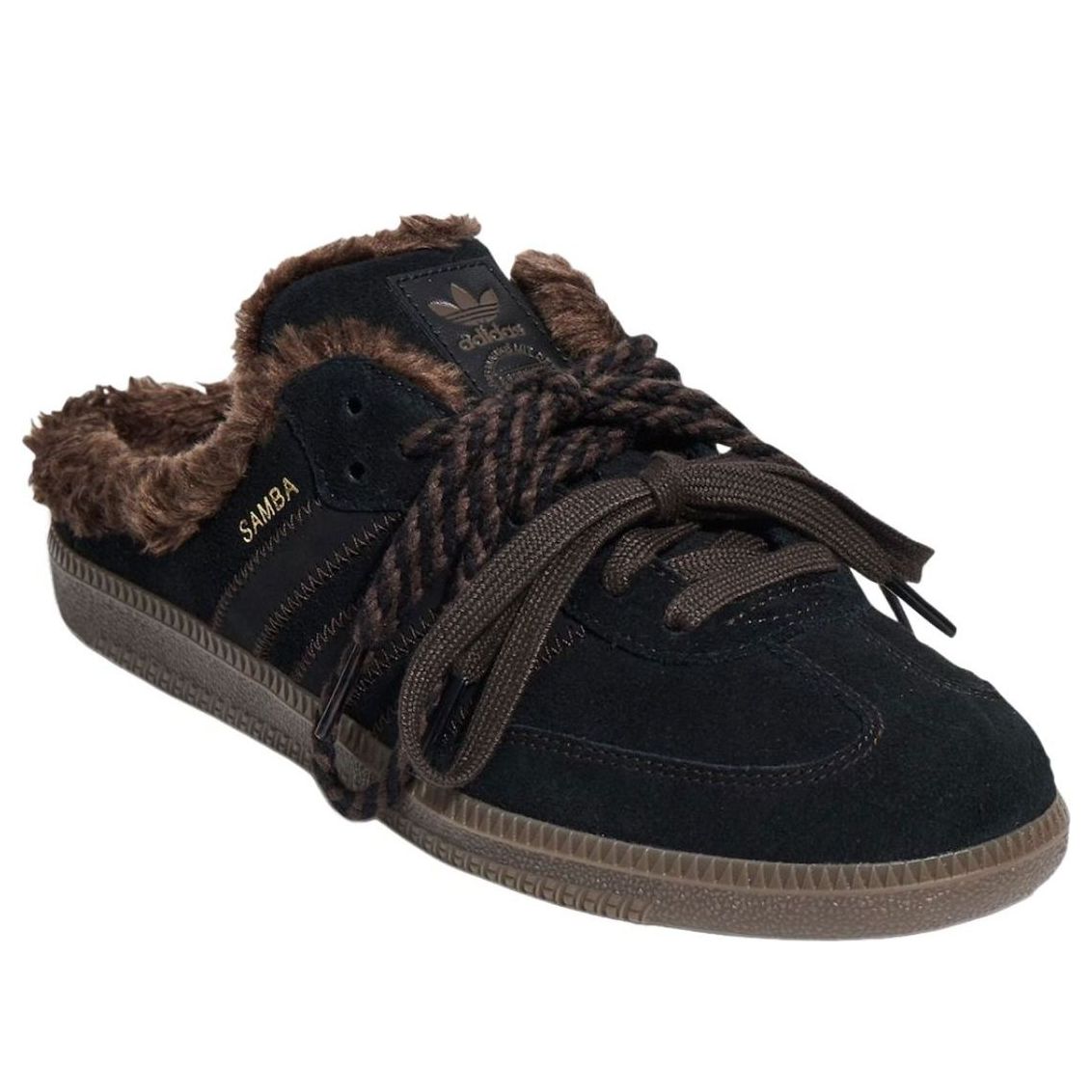 adidas Samba OG Mule Black Dark Brown (Womens) 6 adidas Samba OG Mule Black Dark Brown (Womens)