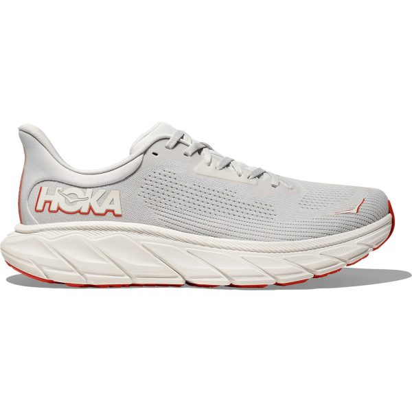 Hoka One One Arahi 7 Cosmic Grey Ruby Red