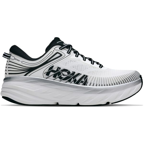 Hoka One One Bondi 7 White Black (Womens)
