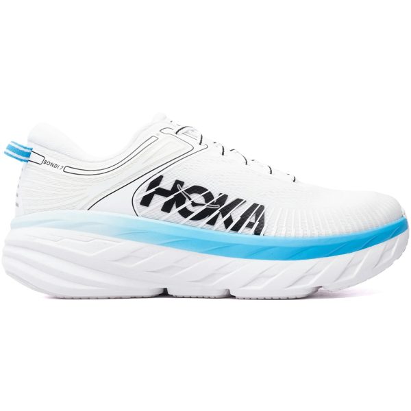 Hoka One One Bondi 7 White/Skyward Blue
