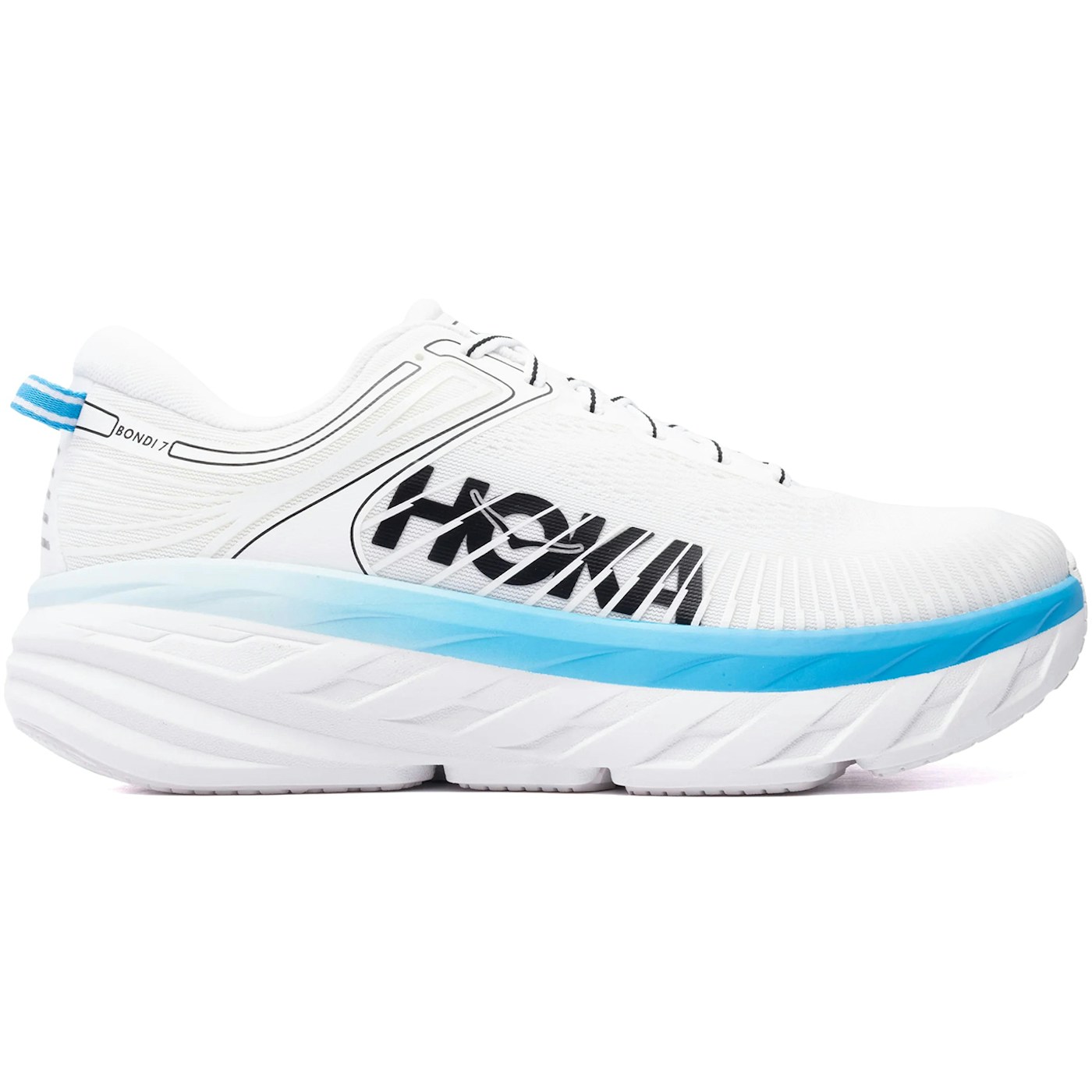 Hoka One One Bondi 7 White/Skyward Blue 2 Hoka One One Bondi 7 White/Skyward Blue