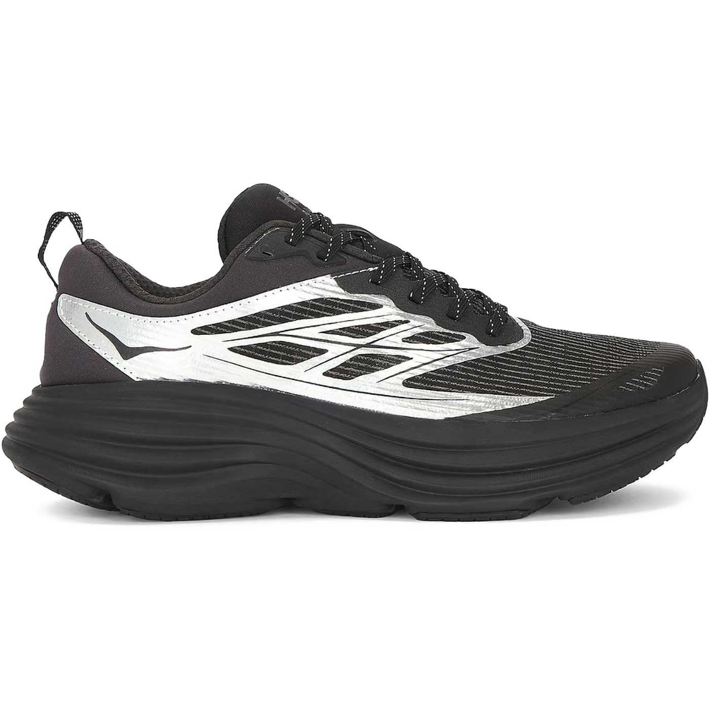 Hoka One One Bondi 8 Caged Stealth/Tech Silver/Black 2 Hoka One One Bondi 8 Caged Stealth/Tech Silver/Black