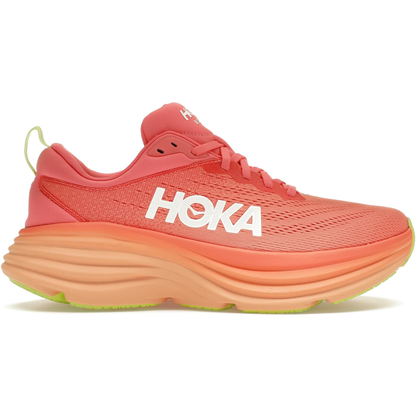 Hoka One One Bondi 8 Coral Papaya (Womens) 1 Hoka One One Bondi 8 Coral Papaya (Womens)