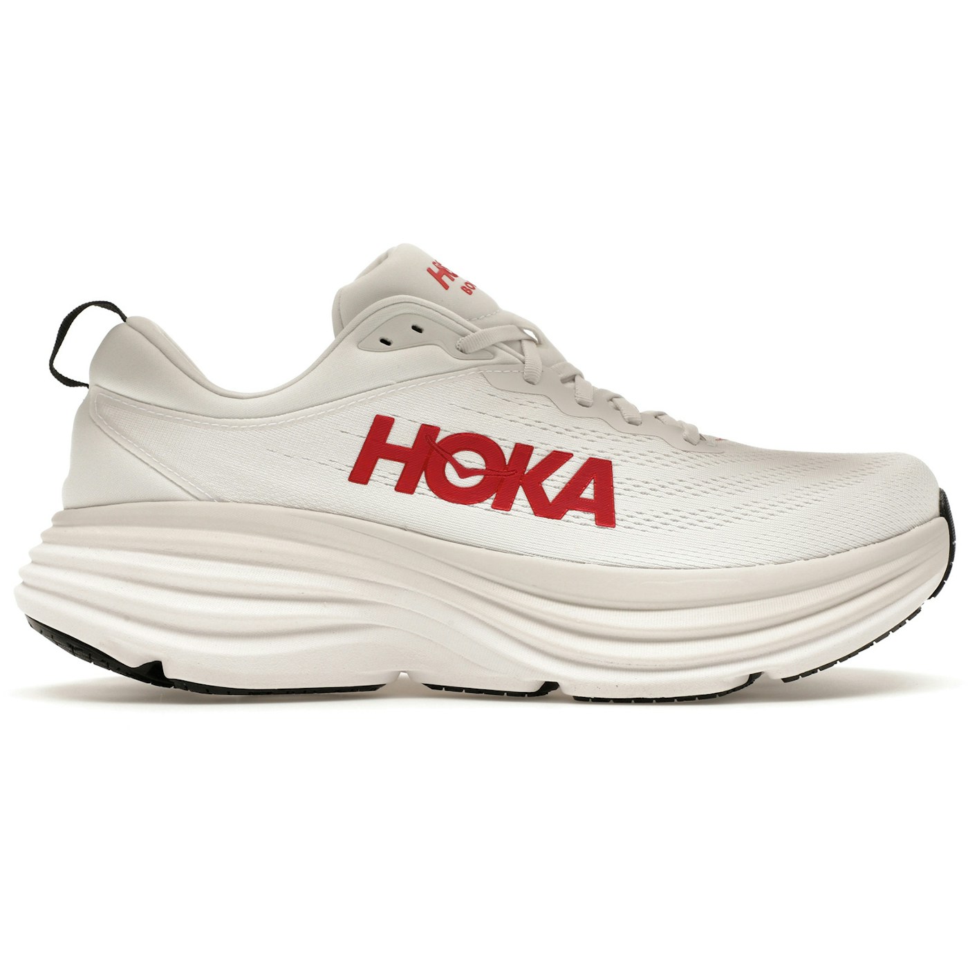 Hoka One One Bondi 8 White Vermillion 3 Hoka One One Bondi 8 White Vermillion