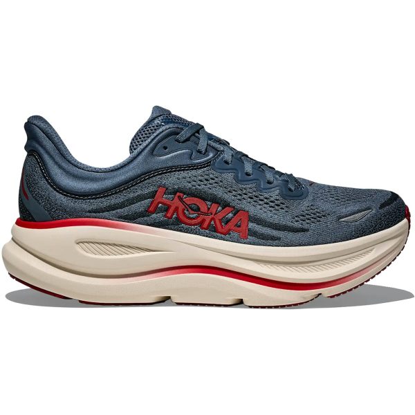 Hoka One One Bondi 9 Thunder Cloud Vermillion