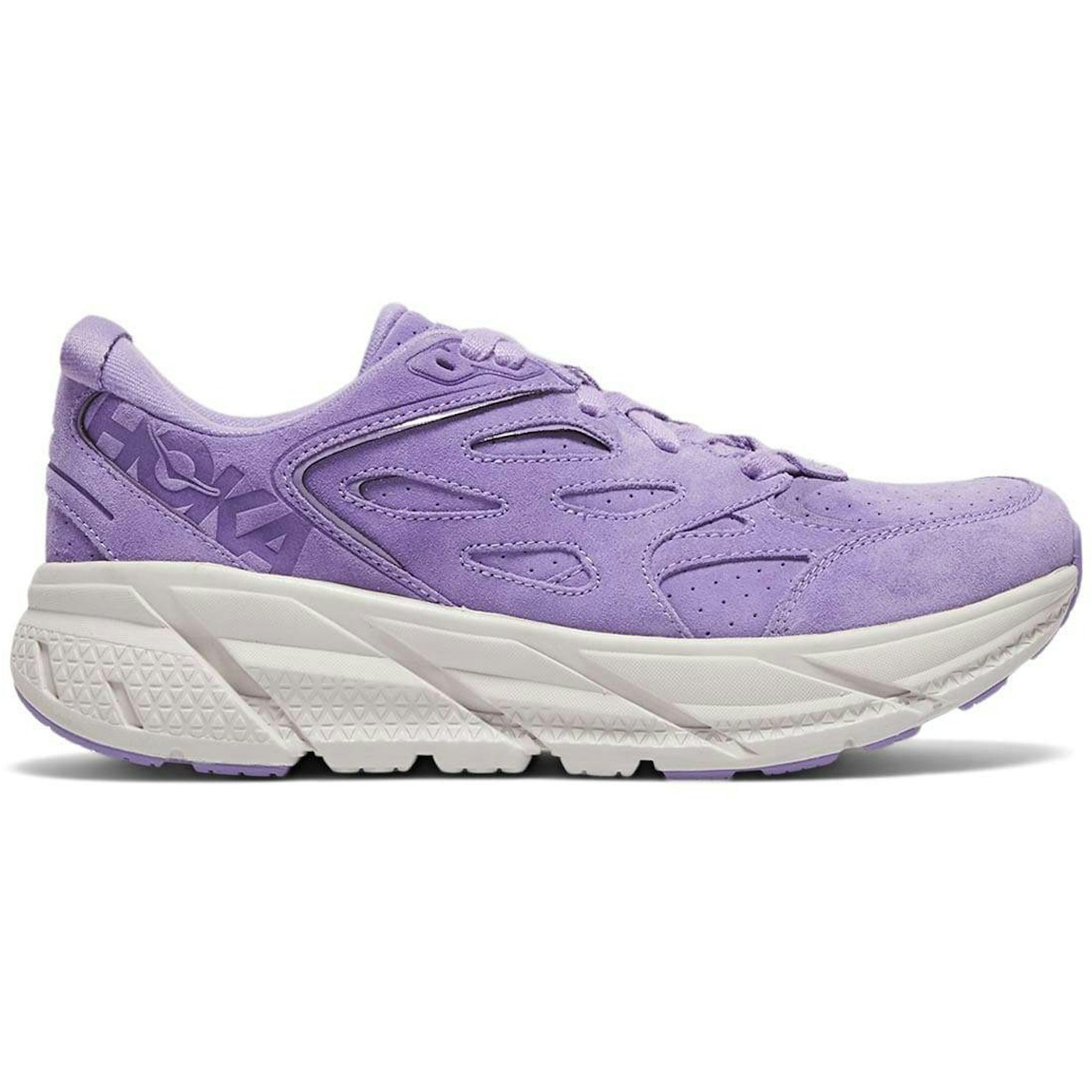 Hoka One One Bondi L Suede Chalk Violet Lilac Ash (All Gender) 2 Hoka One One Bondi L Suede Chalk Violet Lilac Ash (All Gender)