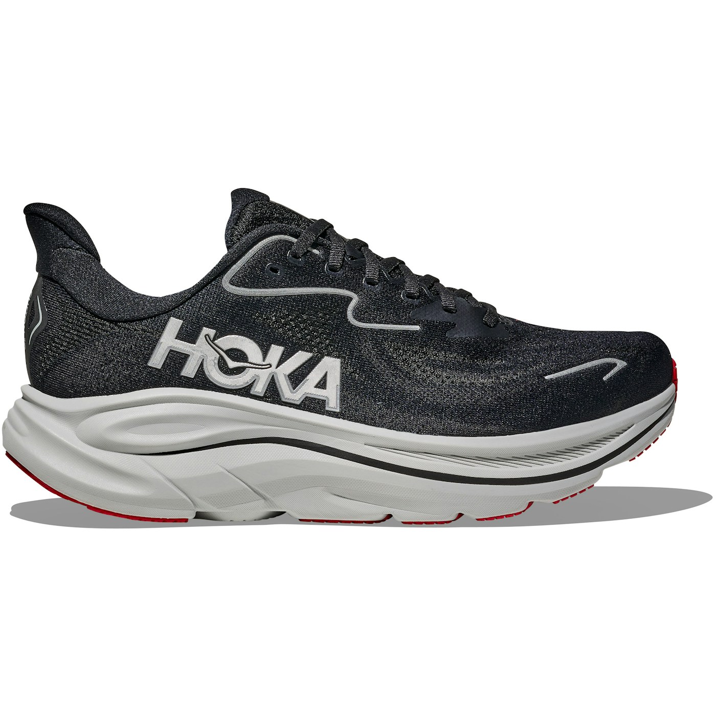 Hoka One One Clifton 10 Black Silver