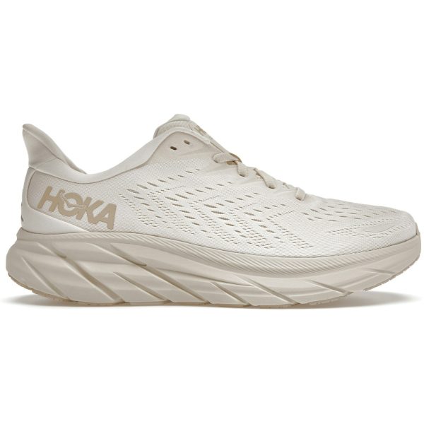 Hoka One One Clifton 8 Eggnog Shifting Sand