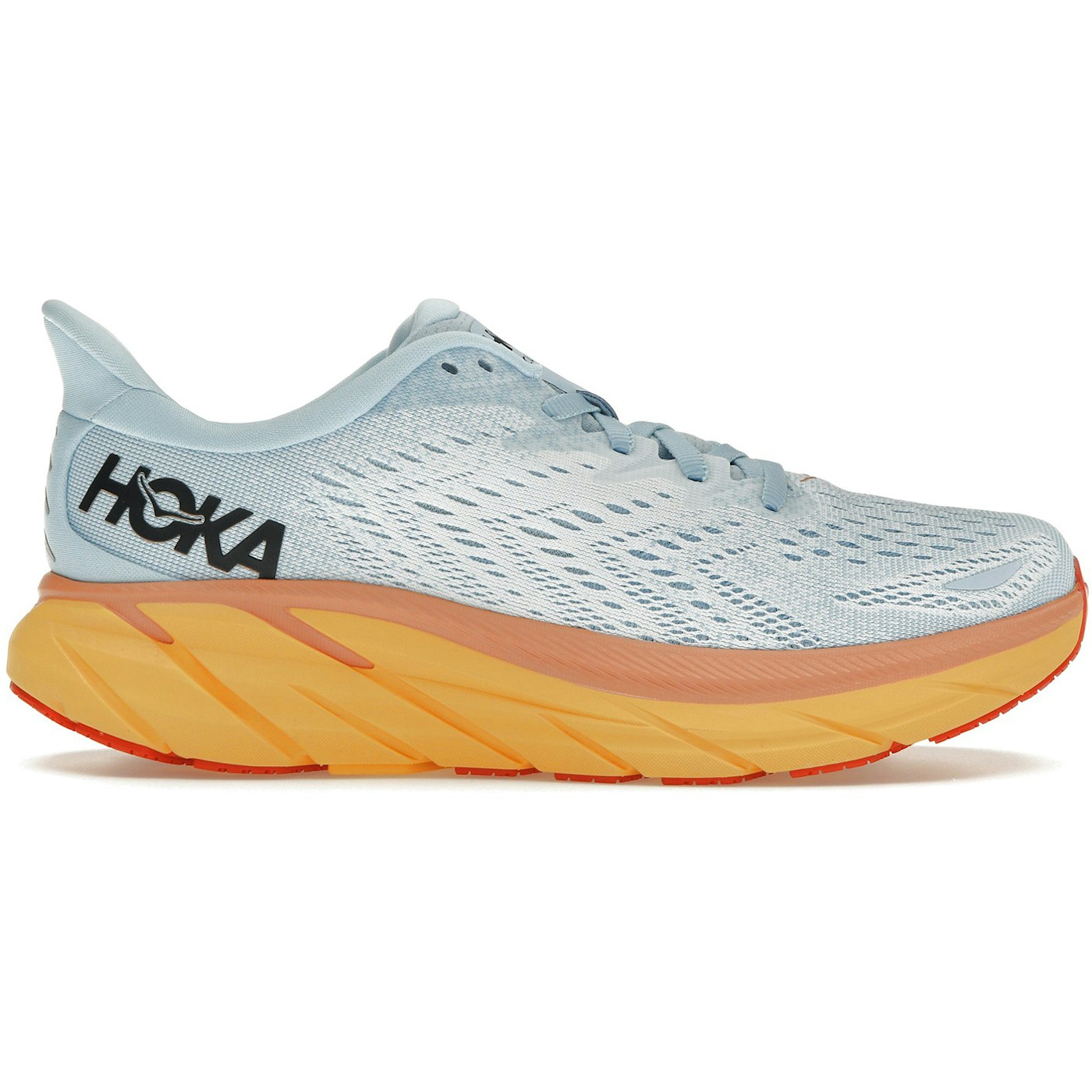 Hoka One One Clifton 8 Summer Song Ice Flow Orange (Womens)