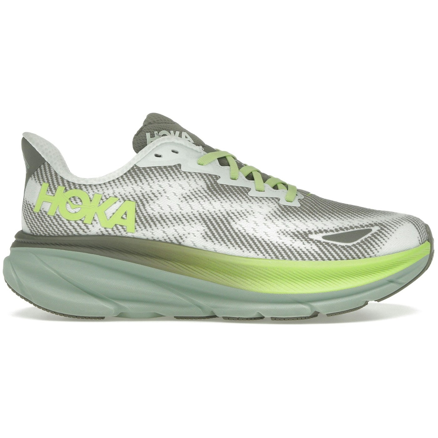 Hoka One One Clifton 9 Gore-Tex Slate Aloe Vera