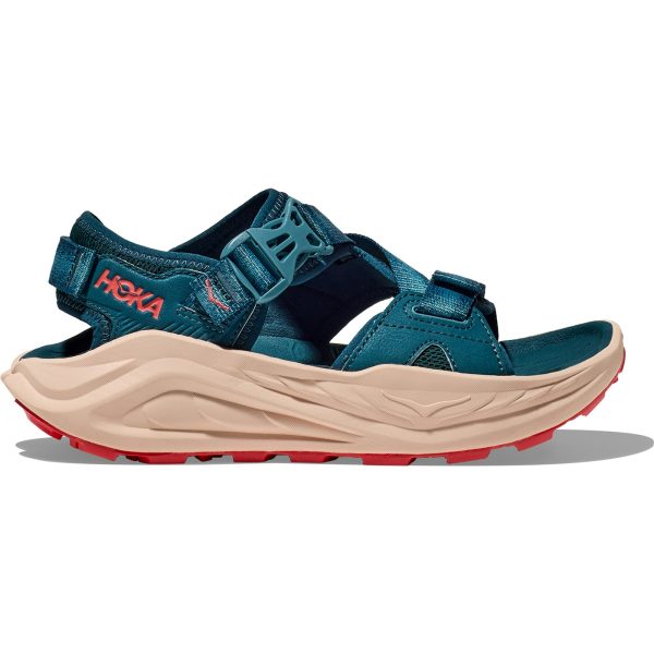 Hoka One One Infini Hike TC Blue Twilight Grapefruit (Womens)