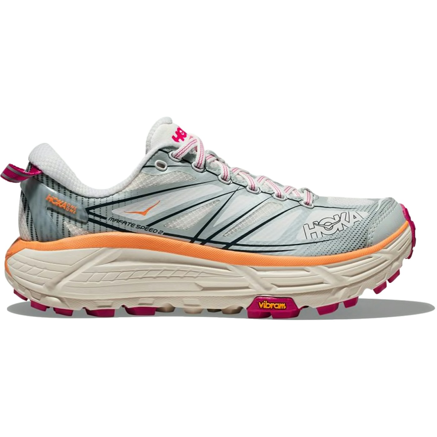 Hoka One One Mafate Speed 2 White Ice Flow