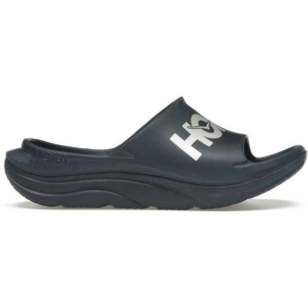 Hoka One One Ora Athletic Slide Varsity Navy White
