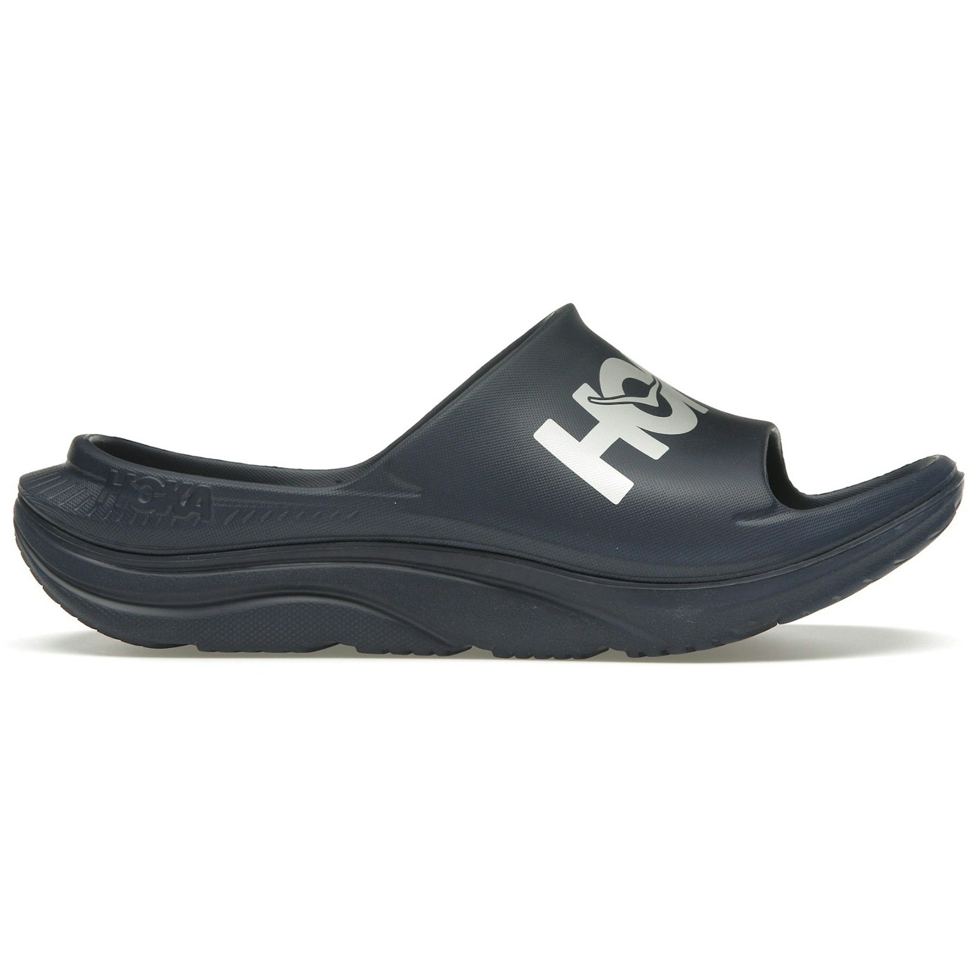 Hoka One One Ora Athletic Slide Varsity Navy White