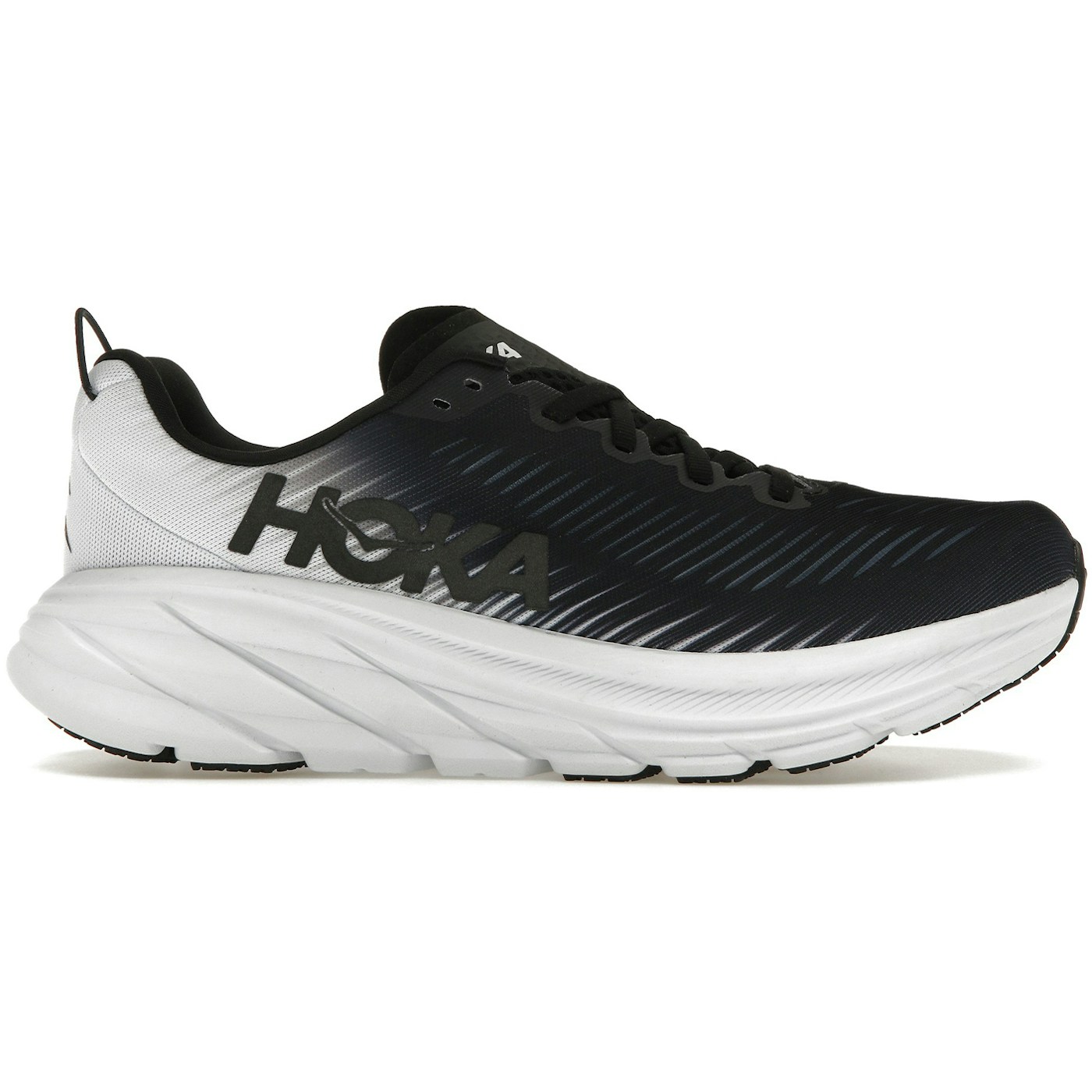 Hoka One One Rincon 3 Black White (Womens) 2 Hoka One One Rincon 3 Black White (Womens)