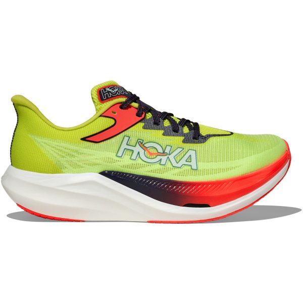 Hoka One One Rocket X 3 Neon Yuzu Squid Ink