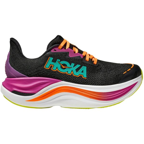 Hoka One One Skyward X Black Electric Aqua